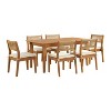 Alaterre Furniture 7pc Barton Outdoor Weather Resistant Dining Set - 2 of 4