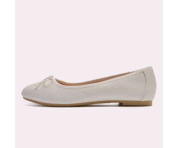 Girls' Stacy Ballet Flats - Cat & Jack&#153; White 13