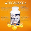 Cardiotabs Omega-3 Enteric-Coated Fish Oil, Triglyceride Form, 1100 mg Omega-3 Fatty Acids, No Fishy Burps, Small Softgels - 180 Count - 3 of 3