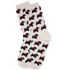 Memoi Women's Soft Ribbon Collar Dog Cashmere Blend Crew Sock - 3 of 3