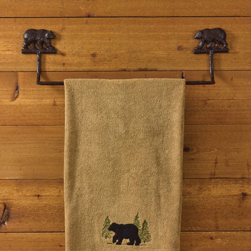 Park Designs Cast Bear Towel Bar - 24", 2 of 4