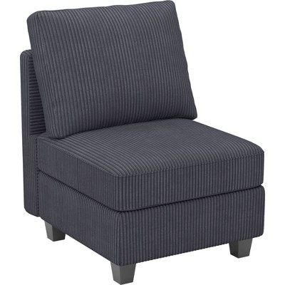 Belffin Corduroy Middle Seat Modular Sectional Couch Module Parts Convertible Modern Sectional Sofa Couch