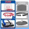 Skirfy 2 in 1 Kids Basketball Hoop, Toddler Basketball Hoop Indoor Mini Adjustable Poolside Basketball Goals with Ball Pump, Blue - 3 of 4
