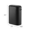 happimess Robo Kitchen 13.2-Gallon Slim Oval Motion Sensor Touchless Trash Can with Touch Mode - 3 of 4