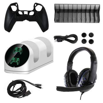 GameFitz 10 in 1 Accessories Kit for PS5