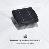 PURPLE LEAF 10x10 Ft Cantilever Umbrella Square Solar Powered LED Outdoor Patio Umbrella with 360°Rotation Adjustable With Base - 3 of 4