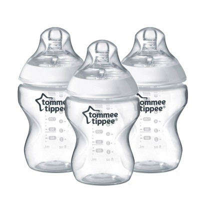 baby bottles closest to breast