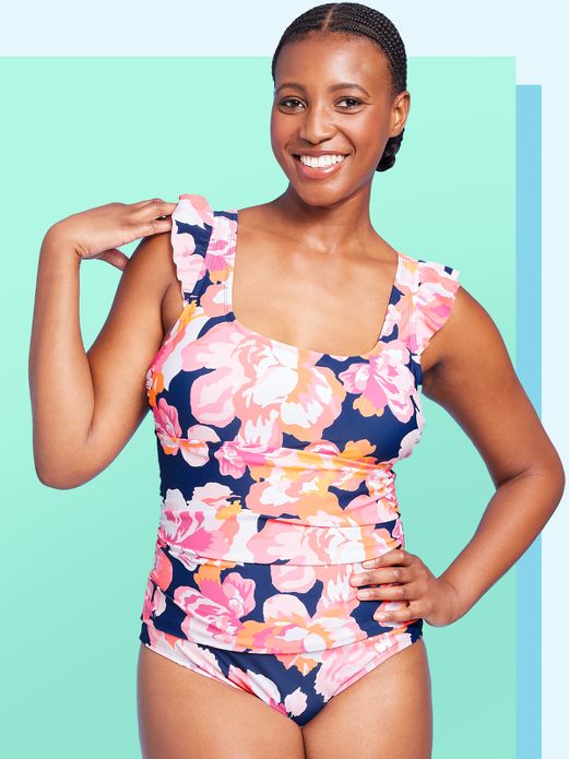 Kona Sol By Target Offers Plus Size Swimwear - thefatgirloffashion