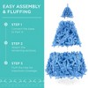 Best Choice Products Pre-Lit Baby Blue Christmas Tree, Artificial Full Holiday Decoration w/ Incandescent Lights - 4 of 4