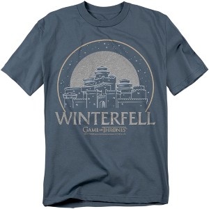 Game Of Thrones Winterfell Adult T-Shirt - 1 of 4