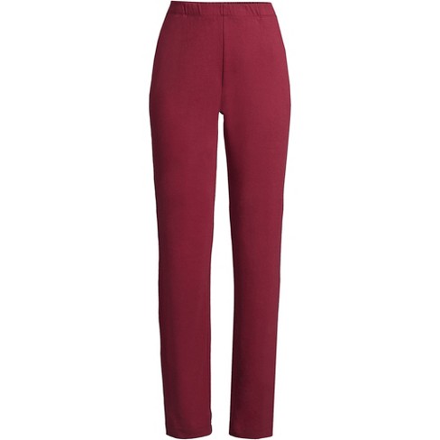 Lands' End Women's Plus Size Sport Knit High Rise Elastic Waist Pull On Capri  Pants - 3x - Black Currant : Target