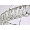 Elegant Lighting Monroe 2 - Light Chandelier in  Chrome - 3 of 4