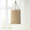Minka Lavery Minka Windward Passage 14 1/2" Brass and Natural Rope 4-Light Pendant - 2 of 3