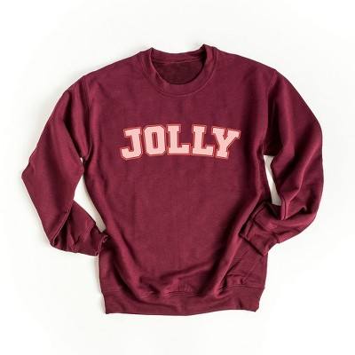 Simply Sage Market Women's Graphic Sweatshirt Jolly Varsity