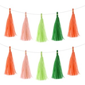 Unique Bargains Party Decoration Reusable Strong Rope Tassel Garland Banner 20 Pcs - 1 of 4