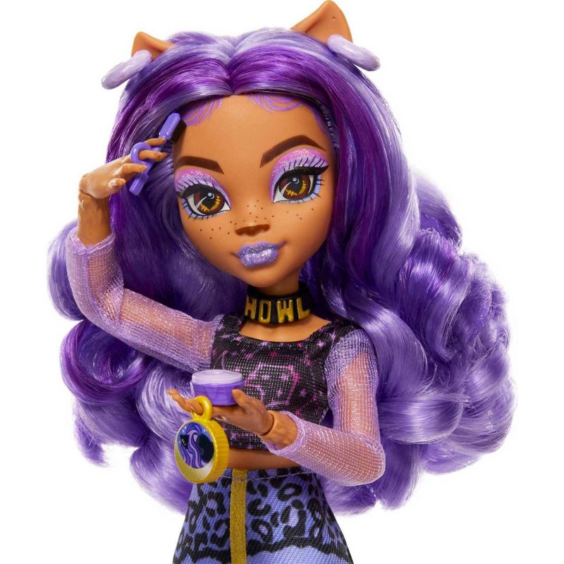 Monster High Skulltimates Secrets Fearidescent Clawdeen Wolf Fashion Doll, 2 of 7