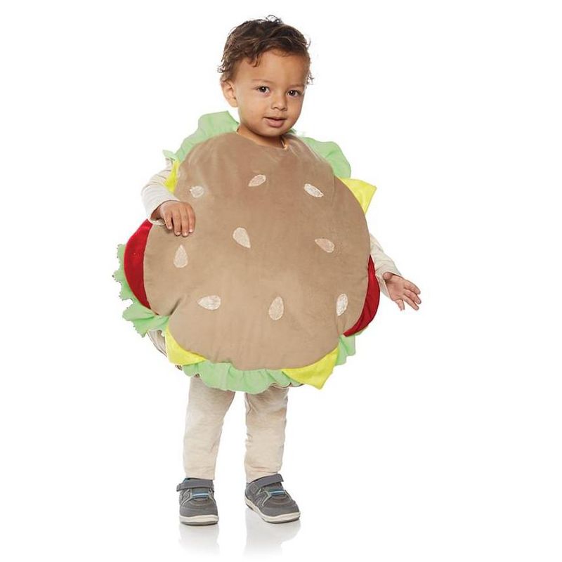 Underwraps Costumes Hamburger Toddler Costume, 1 of 2