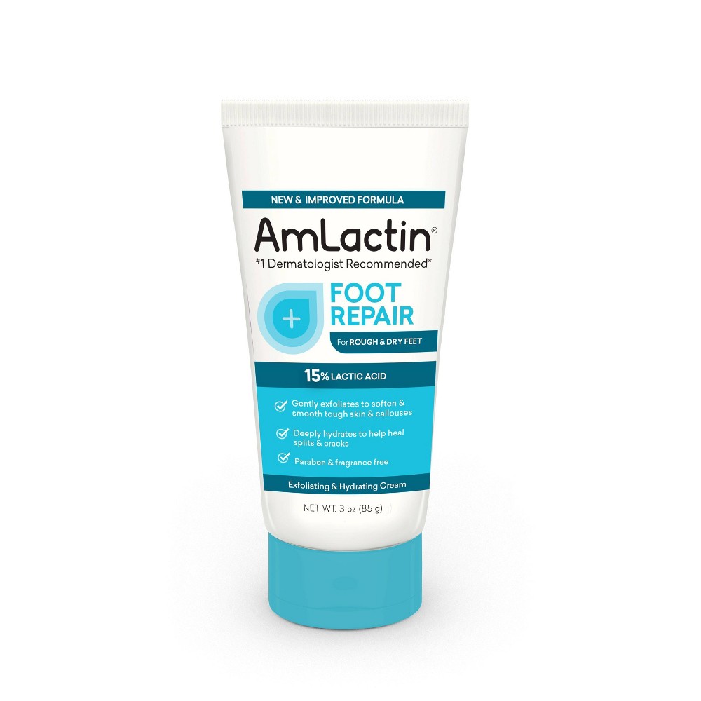 Photos - Cream / Lotion AmLactin Foot Repair Foot Cream Therapy AHA Cream - Unscented - 3oz