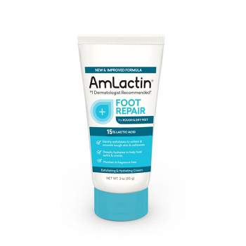 AmLactin Foot Repair Foot Cream Therapy AHA Cream Unscented - 3oz