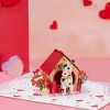 Paper Love 3D Love Dog House Pop Up Card - 3 of 4