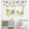 Sweet Jojo Designs Window Valance Treatment 54in. Watercolor Dinosaur Dino Multicolor - 2 of 4