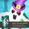 Syemin Decorative Holiday Scene Props Inflatable Halloween Decor Sticker Ghost Halloween Inflatable Ghost Decor, Multicolored, 25.6"*25.6"*47.2" - 4 of 4