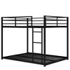 YOOCOZZ Metal Bunk Bed, Low Bunk Bed with Ladder - 4 of 4