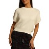 Women's Cropped Knit Sweater - SHORE - 3 of 3