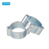Unique Bargains Galvanized Steel Fluid Systems Fuel Petrol O Double Ear Hose Clamps 50 Pcs - 3 of 4