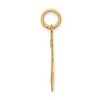 Black Bow Jewelry 14k Yellow Gold, Jersey Collection, Small Number 76 Pendant - 2 of 4