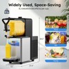 Mojgar 3L Commercial Slushy Maker Machine Stainless Steel Home Slush Frozen Drink Machine with Automatic Clean - 2 of 4