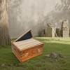 Wooden Langstroth Beehive Box - 10 Frame with Window, 1 Deep Box Dipped in Beeswax - Perfect for Beekeeping & Honey Production - 4 of 4