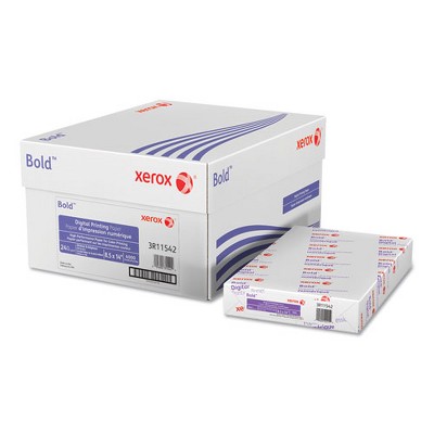 xerox Bold Digital Printing Paper, 98 Bright, 24 lb Bond Weight, 8.5 x 14, White, 500 Sheets/Ream, 8 Reams/Carton