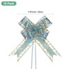 Unique Bargains Plastic Durable Glossy Multipurpose Ribbon Large Pull Bows 10 Pcs - 3 of 4