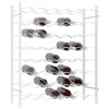 vidaXL Wine Rack for 48 Bottles White Metal - 3 of 4