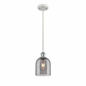 Bella - 1 Light Cord Hung Mini Pendant In Industrial Style-9.5 Inches Tall and 5.5 Inches Wide - 1 of 1