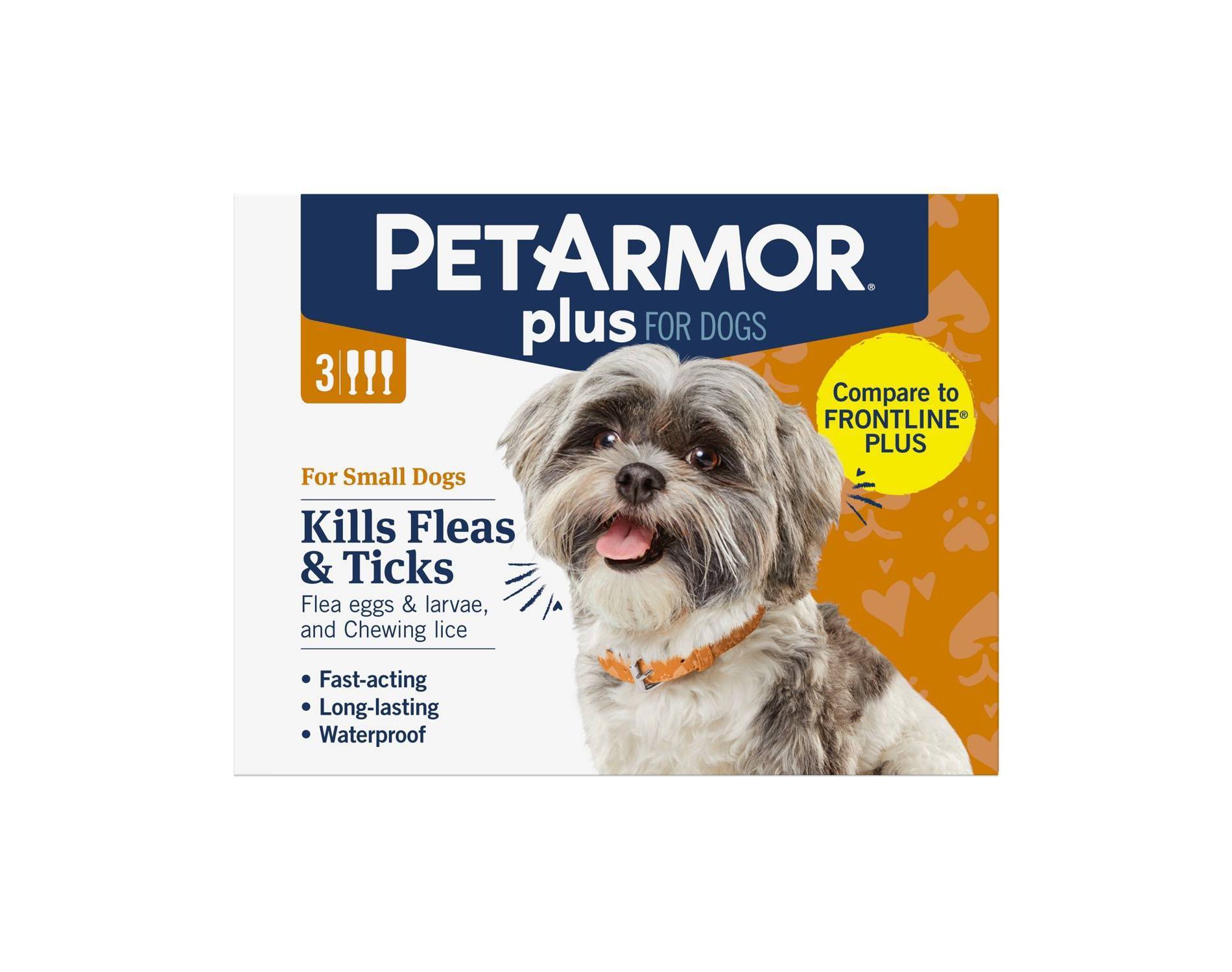 PetArmor Plus Flea and Tick Topical Treatment for Dogs - 3 Month Supply