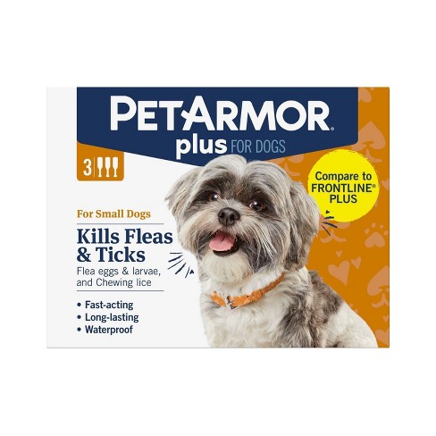 Petarmor Plus Flea And Tick Topical Treatment For Dogs - 3 Month Supply :  Target