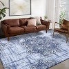 Washable Rug - Non Slip Medallion Boho Area Rug for Living Room, Accent Throw Rugs for Dining Room, Entryway, Bedroom - 2 of 4