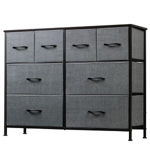 GALAXHERO Dresser with 8 Drawers, Wide Fabric Storage Chest for Bedroom, Closet, Entryway - 1 of 4
