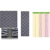Outdoor Geometry Modern Area Rug Turkish Style.Washable, Foldable, Non-Slip, Light Weight Carpet Stain-Resistant, Breathable, Easy to Clean Sturdy - 3 of 4