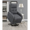 Upholstered Power Lift Recliner with Massage, Heat Function and USB Charging - 3 of 4