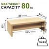 Gigas Smart Bamboo Laptop Stand With Storage - 2 of 4