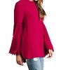 Women's Popover Trumpet Sleeve Blouse - umgee - 4 of 4