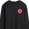 Men's - Marvel - Captain America Icon Long Sleeve Graphic T-Shirt - 2 of 4