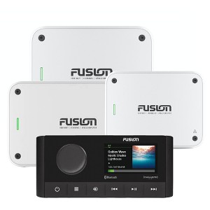 Fusion MS-RA210 Apollo Marine Entertainment System With Fusion MS-AP61800 Apollo 6 Channel, MS-AP41200 4 Channel, and MS-AP12000 Mono Amplifiers - 1 of 4