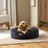 TOWN & COUNTRY LUXE CuddleTown Fuzzy Solid Donut Pet Bed - 2 of 4