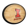 College Basketball Hardwood Design Oval Slimline Lighted Wall Sign - 2 of 4