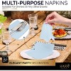 SparkSettings Beverage Napkins, 5” x 5” 2 Ply Paper Napkins, Pack of 100 - 4 of 4
