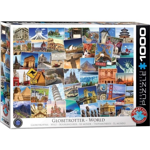 Eurographics World Globetrotter 1000 Piece Puzzle